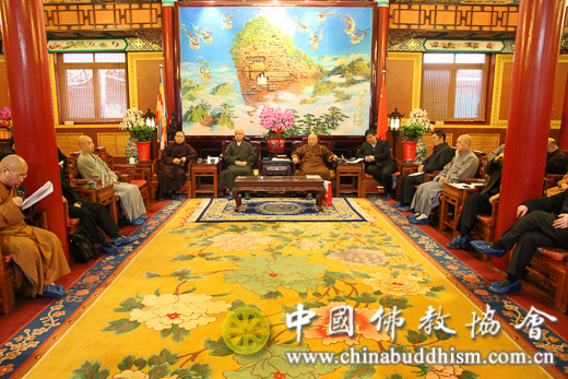 中佛协举行“教风年”和谐寺院创建活动座谈会